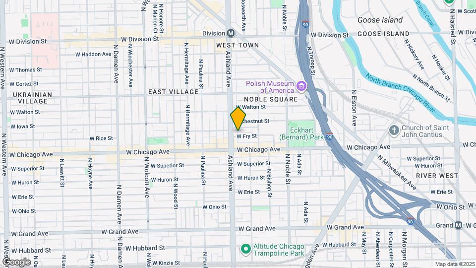 1546 W Fry St Map and Location Details