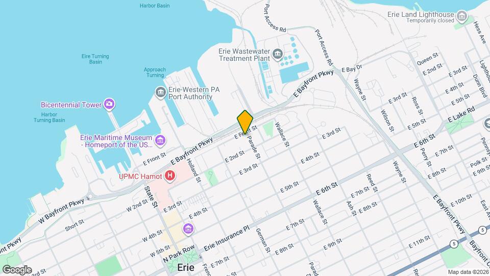 106 Parade St Map and Location Details