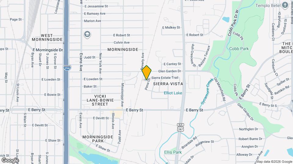 2920 Pima Ln Map and Location Details