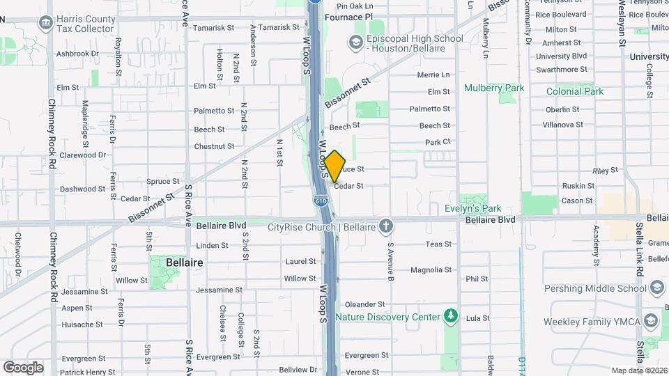 112 White Dr Map and Location Details