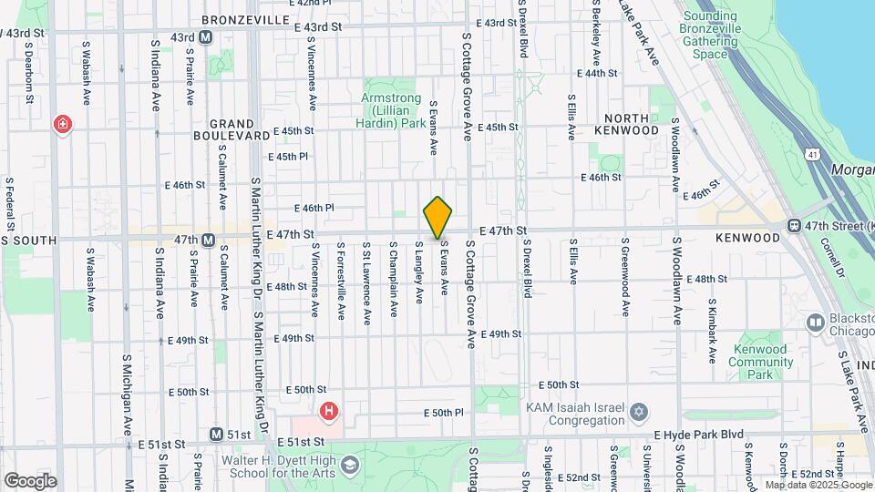 4714 S Evans Ave Mapa y Detalles de la Ubicación