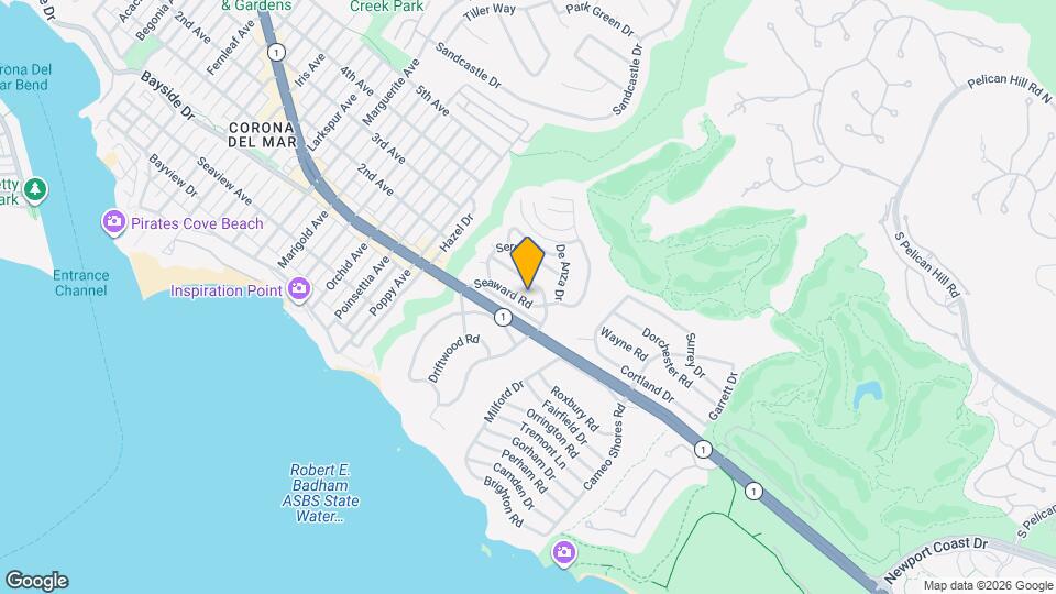 457 Seaward Rd Apartments and Nearby Corona Del Mar Apartments For Rent