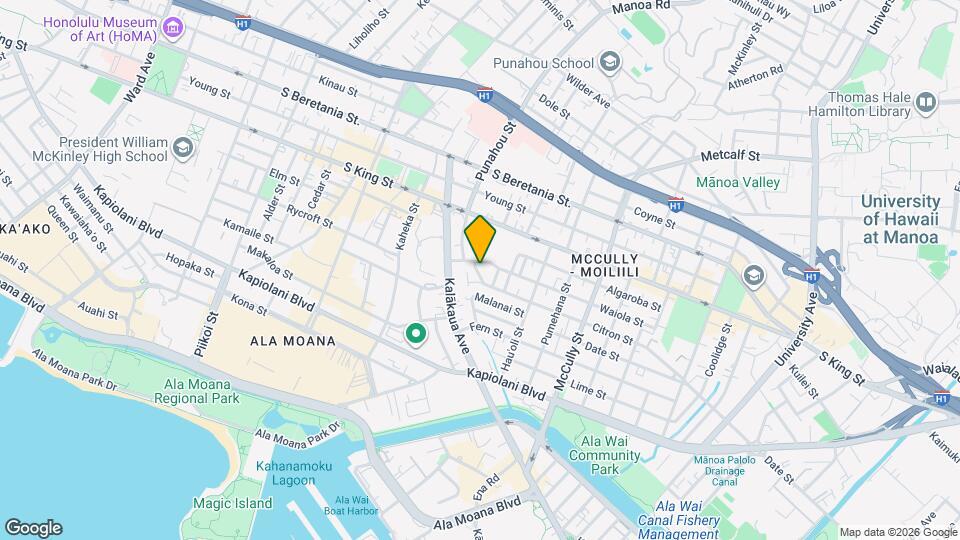 847 Kuikahi St Map and Location Details