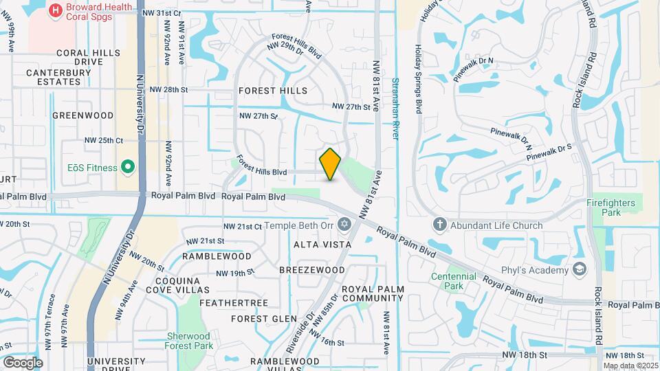 8424 NW 23rd Manor Map and Location Details