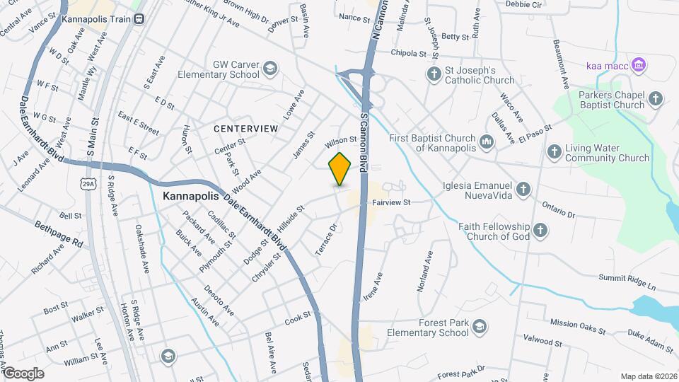 769 Hillside St Map and Location Details