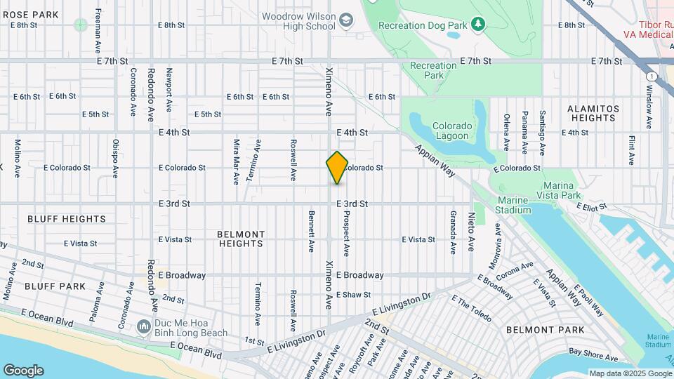 318 Ximeno Ave Map and Location Details