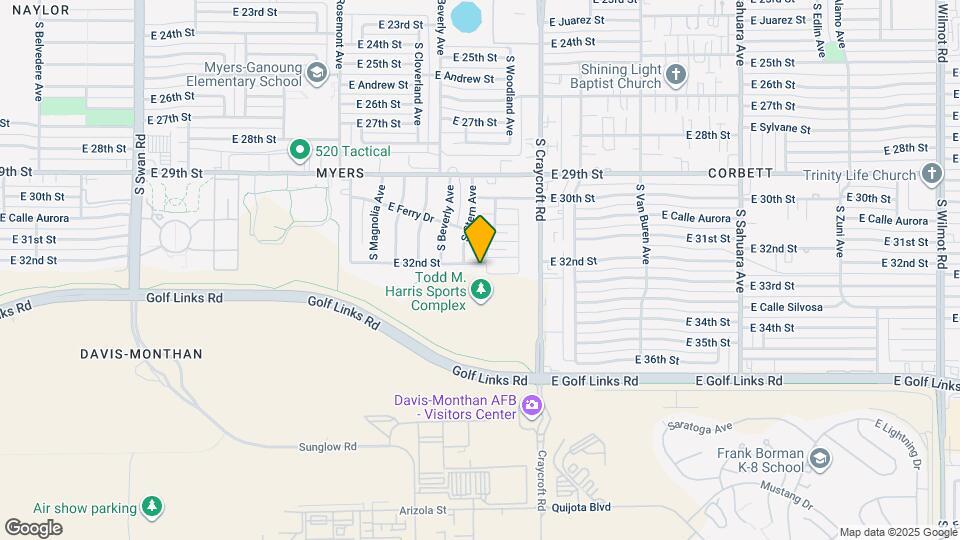 5392 E 32nd St Map and Location Details
