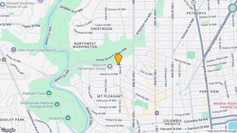 3424 17th St NW Mapa y Detalles de la Ubicación