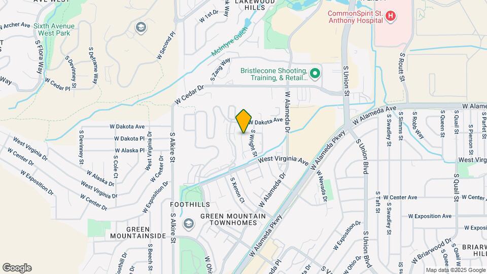 445 S Wright St Map and Location Details