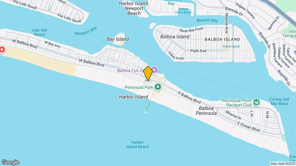 600 E Oceanfront Map and Location Details