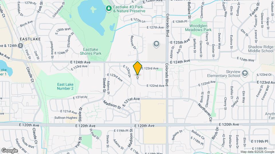12555 Monroe Dr Map and Location Details