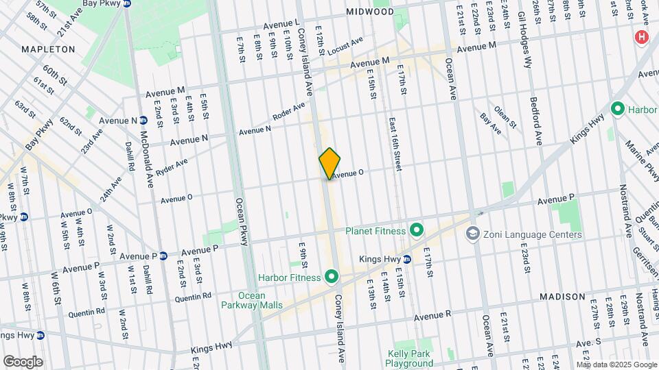 1849 Coney Island Ave, Unit 3 Map and Location Details
