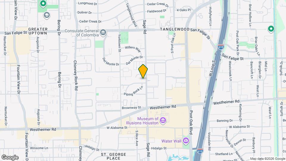 5210 Meadow Lake Ln Map and Location Details