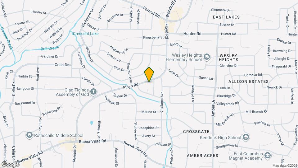 1514 Floyd Rd Map and Location Details