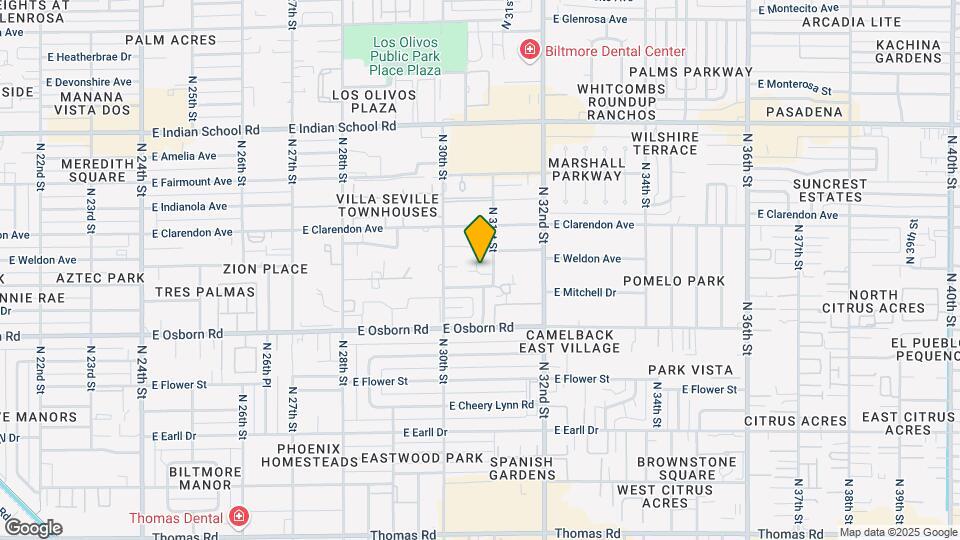 3615 N Nicosia Cir Map and Location Details