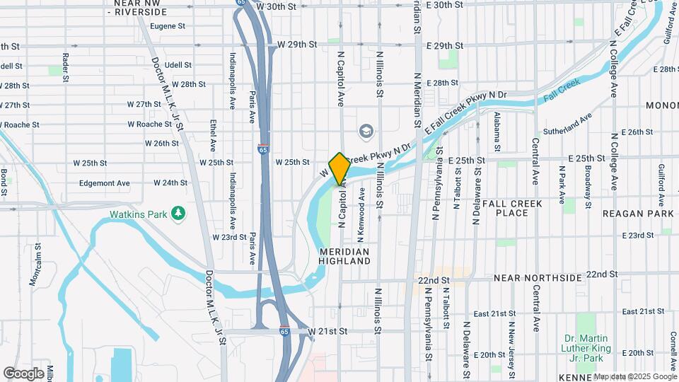 2426 N Capitol Ave Map and Location Details