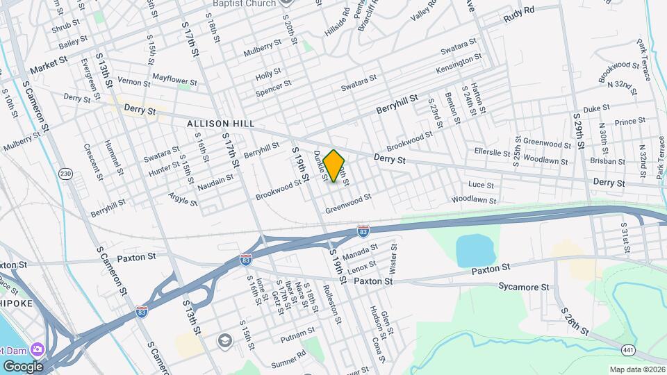 637 Dunkle St Map and Location Details