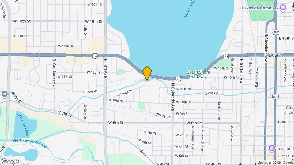 1044 Winona Cir Map and Location Details