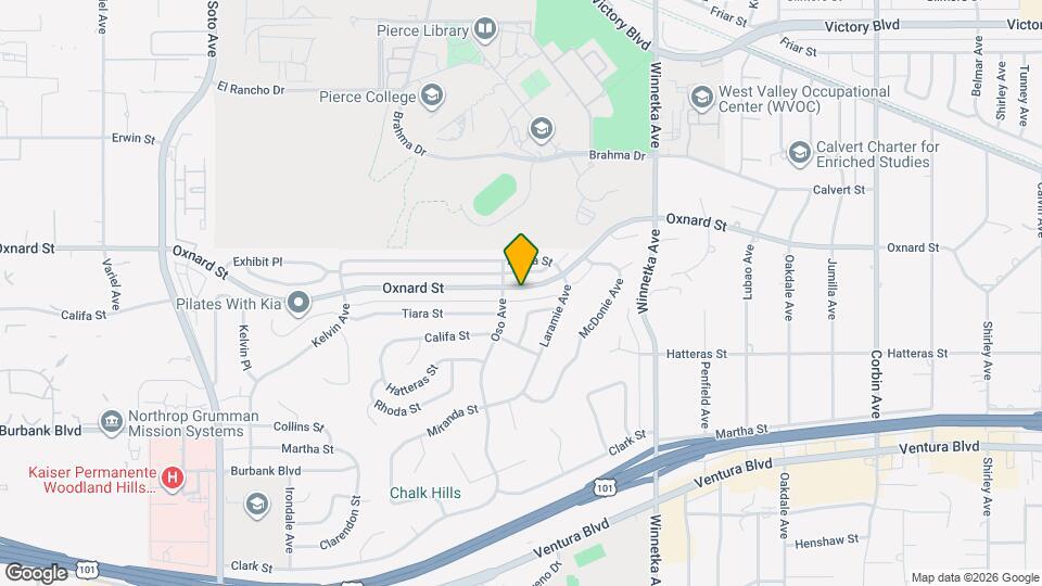 20324 Oxnard St Map and Location Details