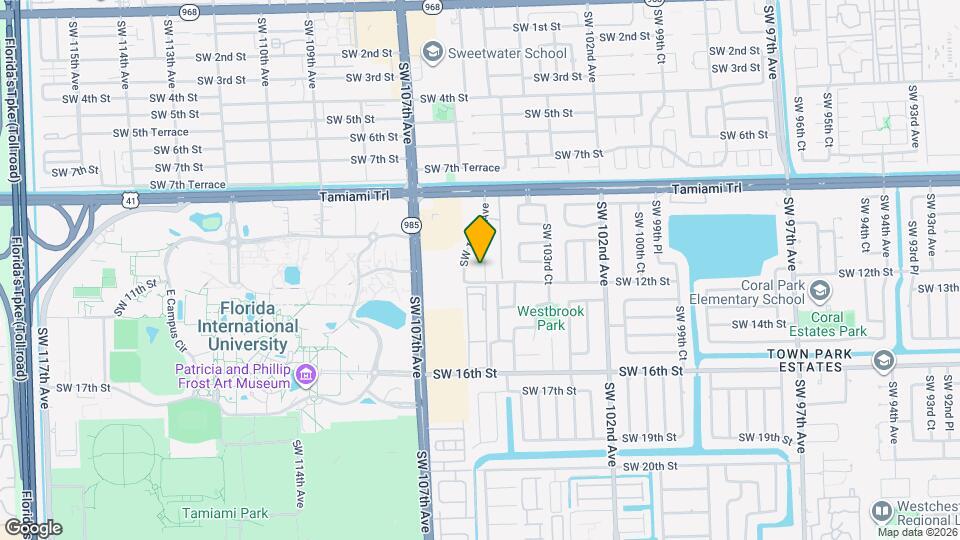 1151 SW 105th Ave Map and Location Details