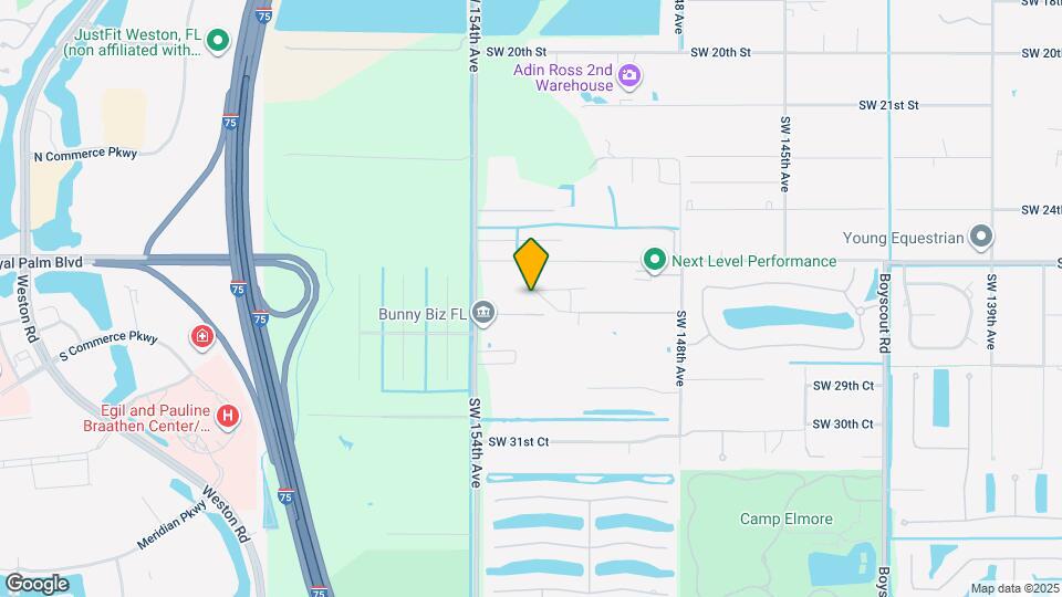 15101 SW 27th St Map and Location Details