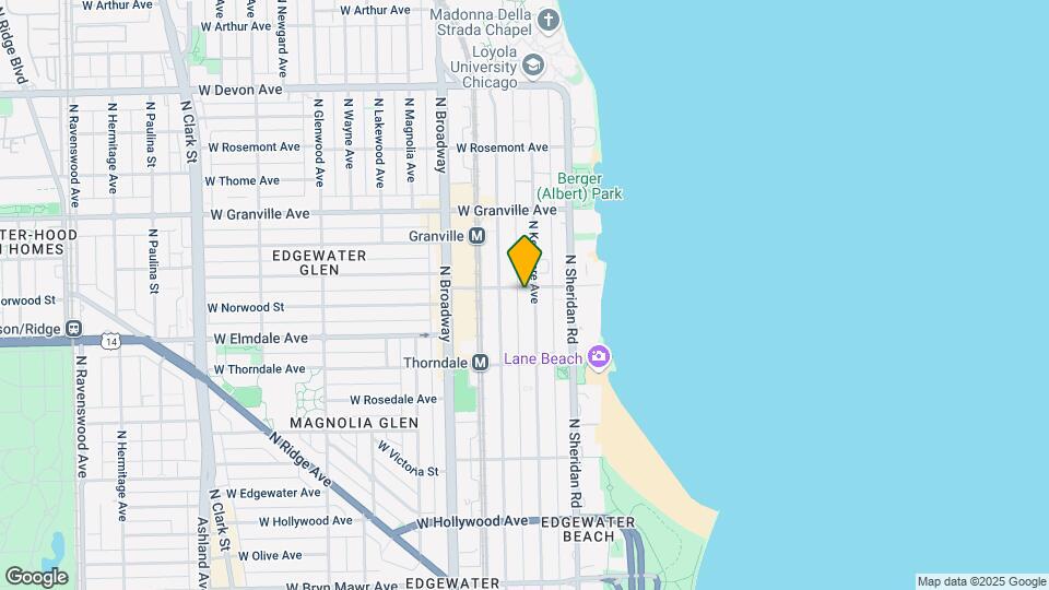 6042 N Kenmore Ave Mapa y Detalles de la Ubicación