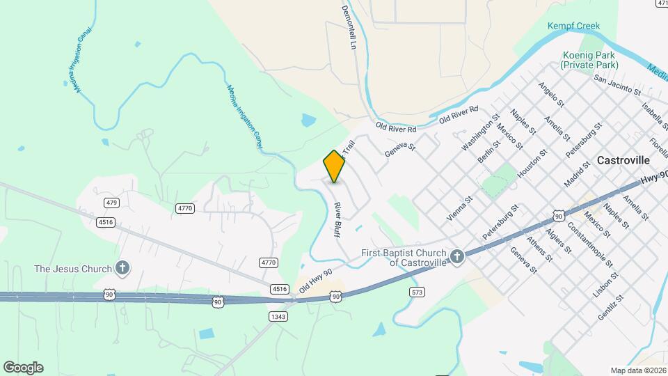 215 River Bluff Map and Location Details