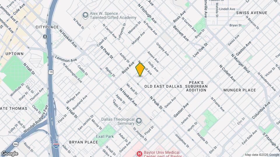 4315 Scurry St Map and Location Details