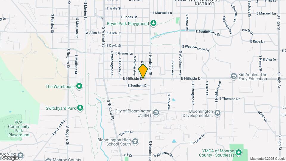 506 E Hillside Dr Map and Location Details