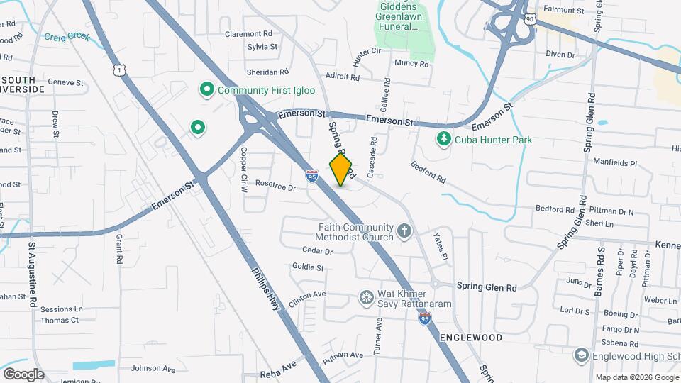 3828 Rosetree Dr Map and Location Details