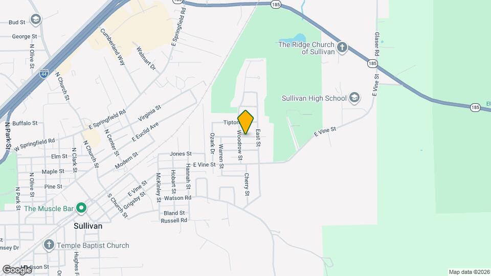 716 Elizabeth St Map and Location Details