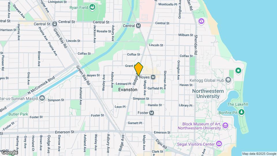 2213 Ridge Ave Map and Location Details