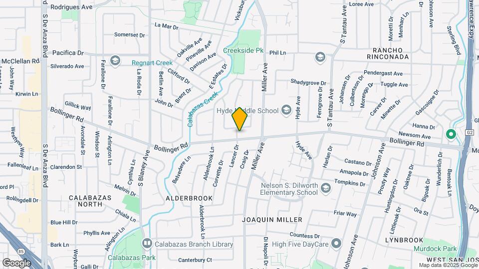 6393-6395 Bollinger Rd Mapa y Detalles de la Ubicación