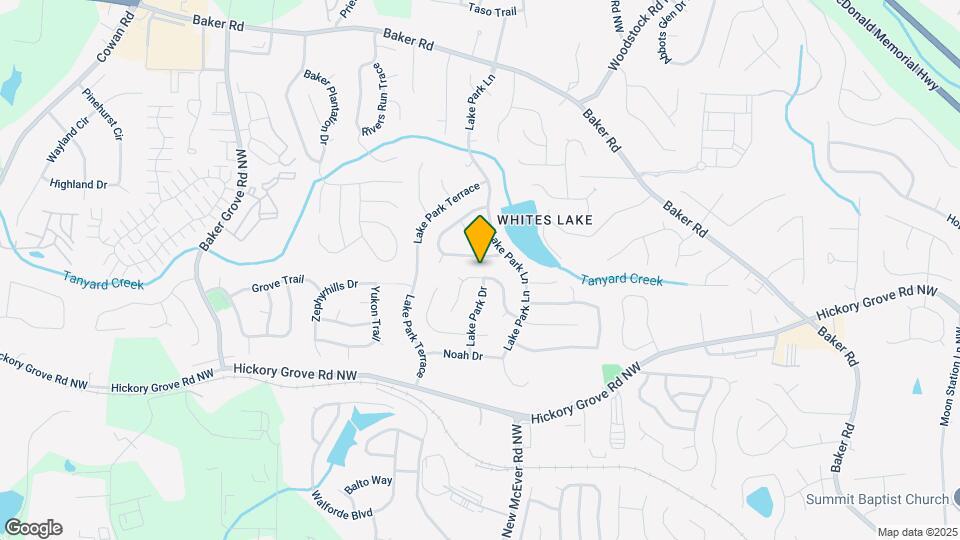 2756 Lake Park Ridge W Map and Location Details