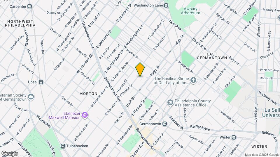 150 E Walnut Ln Mapa y Detalles de la Ubicación