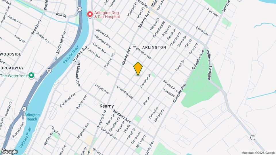 245 Beech St Map and Location Details