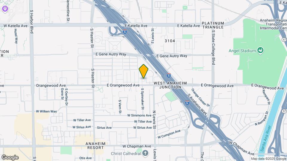 2072 S Spinnaker St Map and Location Details