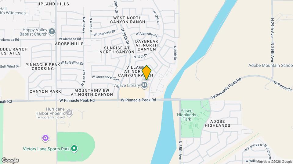 3614 W Camino Del Rio Map and Location Details