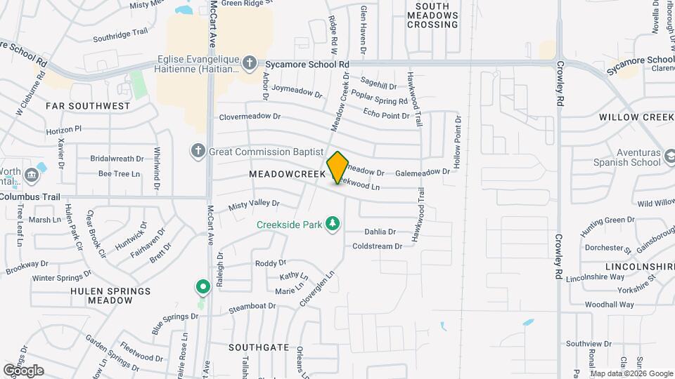 2712 Ctr Crk Ln Mapa y Detalles de la Ubicación