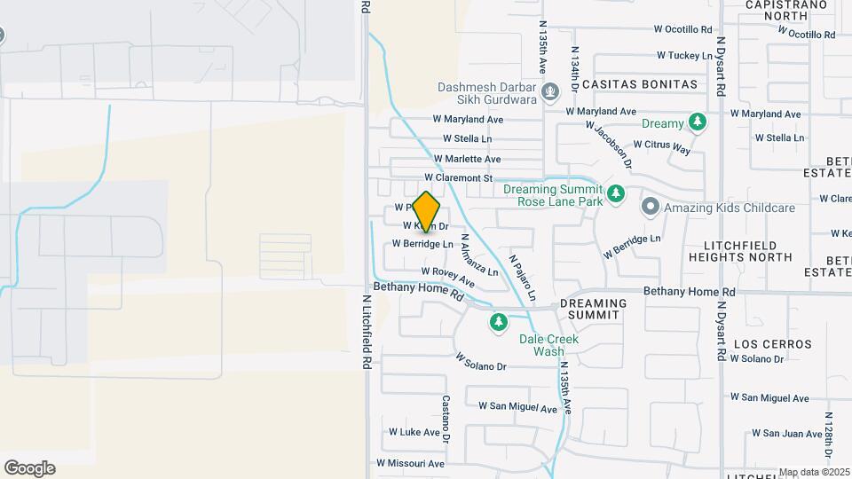 13738 W Berridge Ln Map and Location Details