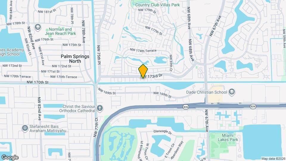 17228 NW 72nd Ct Map and Location Details