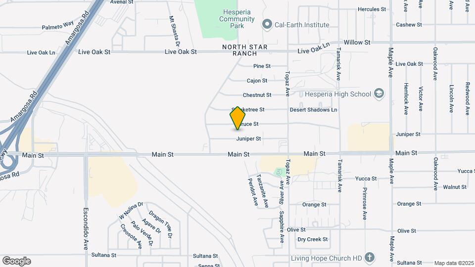 13890 Juniper St Map and Location Details