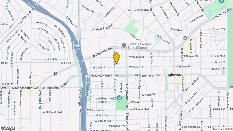 441 W Queen St Map and Location Details