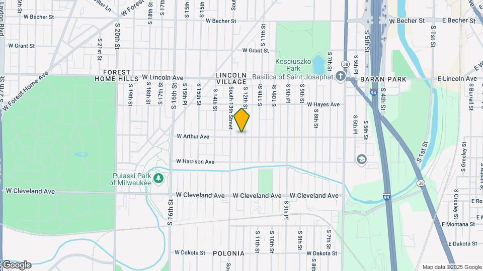 2491 S 12th St Map and Location Details