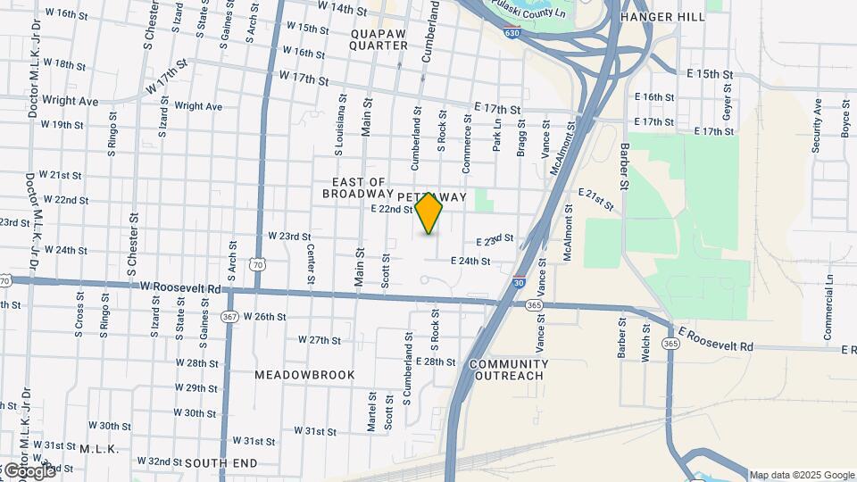 2308 Rock St Mapa y Detalles de la Ubicación