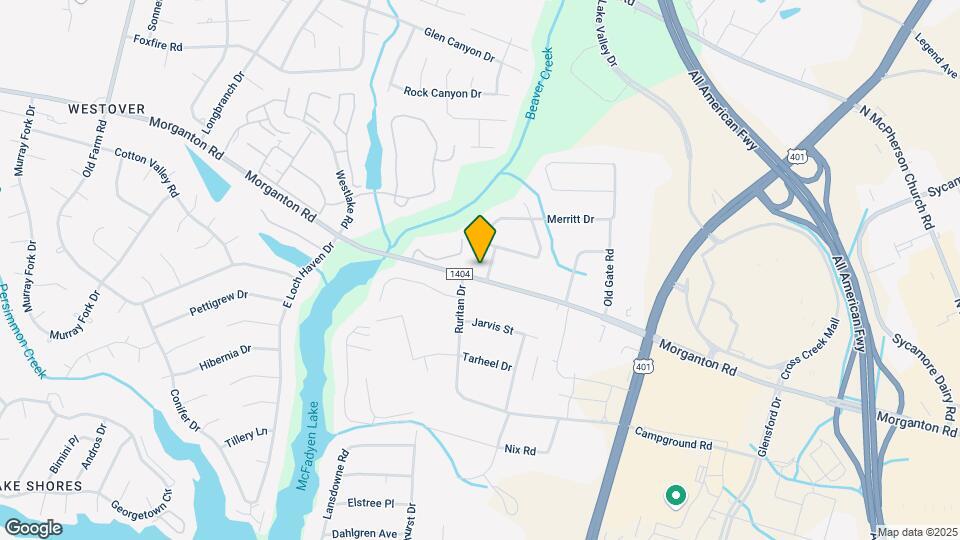 5412 Morganton Rd Map and Location Details