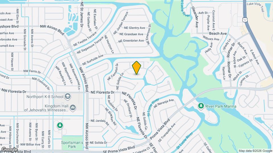 286 NE Brunson Ct Mapa y Detalles de la Ubicación