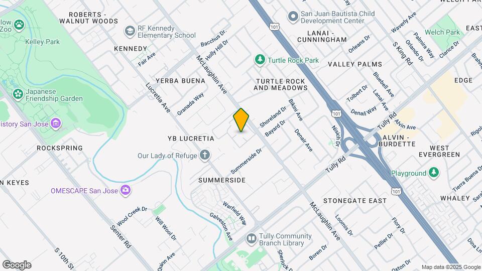 2091 McLaughlin Ave Map and Location Details