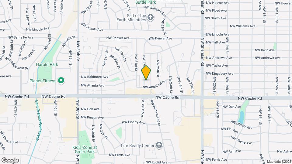 1607 NW 27th St Map and Location Details