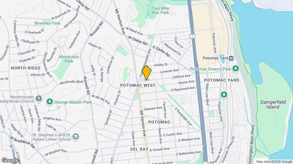 105 Clifford Ave Map and Location Details